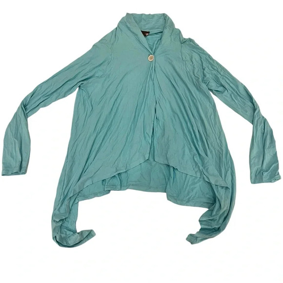 NWOT crosby. Teal Oversized Cardigan M - Picture 1 of 3